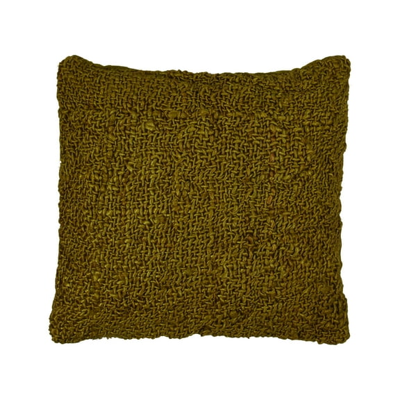 Bloomingville Woven Cotton and Jute Pillow