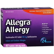 4 Pack - Allegra 24 Hour Tablets 45 ea