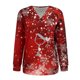 thumbnail image 3 of Sudadera holgada Gibobby de Navidad para mujer de nieve Estampado Silver L, 3 of 4
