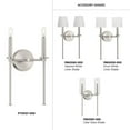 thumbnail image 5 of P710107-009-Progress Lighting-Elara - 2 Light Wall Bracket In New Traditional Style-16.62 Inches Tall and 4.37 Inches Wide-Brushed Nickel Finish, 5 of 7