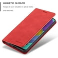 thumbnail image 3 of Premium PU Leather Flip Folio Case for Samsung Galaxy S22 5G, Protective Case with Kickstand Card Slot  Closure Shockproof Full Protection Wallet Cover - Red, 3 of 6