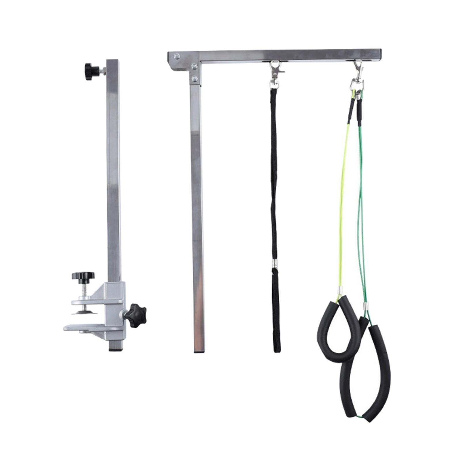 Lazsy Extensible Pet Dog Grooming Table Bracket Arm with Clamps Adjustable Durable Pet