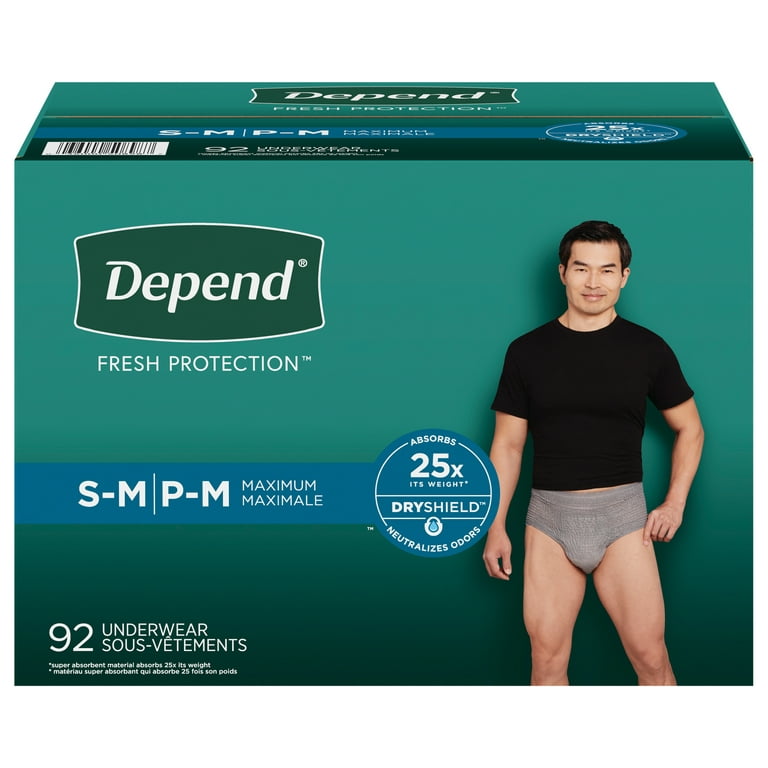 Depend 48497 Fit-Flex Underwear for Men