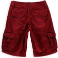 thumbnail image 2 of Aeropostale - Pantalones cortos de carga informales de longitud más larga para hombre, rojo, 28 Aeropostale  Carga, 2 of 2