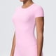 thumbnail image 4 of Camiseta de Yoga de Manga Corta para Mujeres con Cintura Slim Fit, Transpirable Deportes para Correr Gimnasio de Entrenamiento, 4 of 8