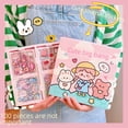 thumbnail image 1 of Juego de 100 pegatinas para manuales, bonitos dibujos animados, material decorativo, paquete de regalo, 1 of 5