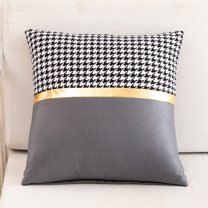 Decorative Throw Pillow for Sofa Bed Chair, Classic Pattern Accent Cushion Series with Modern Contrast Detail for Elevated Home Styling