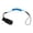 1 PC_Sky Blue, variant on Bodyboard Leash 120cm Adjustable Coiled Elastic Cord, TPU Rope Body, Comfortable SBR Sponge Wristband, Durable Surf Leash for Bodyboarding