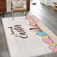 thumbnail image 2 of Kitchen Mats for Floor 3x5 Ft, Happy Easter Non Slip Area Rugs for Kitchen Bedroom Entryway, Colorful Spring Eggs Beige Wooden Washable Carpet Runner Rug Floor Mats for Bedroom Home Decor, 2 of 8