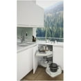 thumbnail image 7 of Rev-A-Shelf 5372-18-FOG-R Contemporary 37-5/8"W Cloud Two Tier Lazy Susan Style Blind, 7 of 7