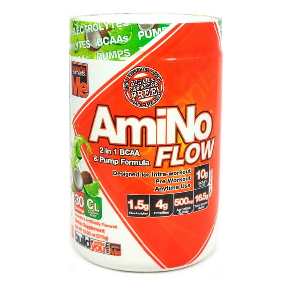 Amino Flow Coconut Lime By Muscle Elements - 30 Servings