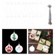 thumbnail image 5 of 20x Adornos navideños de acrílico DIY Etiqueta de nombre en blanco sin terminar con agujero Arte Colgante Colgante Artesanía para la fiesta de bodas Redondo Blanco Baoblaze Acrílico en blanco, 5 of 8