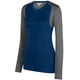 thumbnail image 1 of JERSEY DE MANGA LARGA ASTONISH PARA MUJER 2XL NAVY/GRAPHITE Augusta 2522, 1 of 1