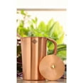 thumbnail image 2 of Indian Art Villa Copper Water Jug - 51 oz, Lacquer-Coated Sleek Drinkware, 2 of 3