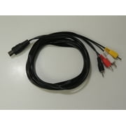 3' Replacement DIN Audio Video Composite Cable for Atari, Commodore, VIC and Texas Instruments Computers