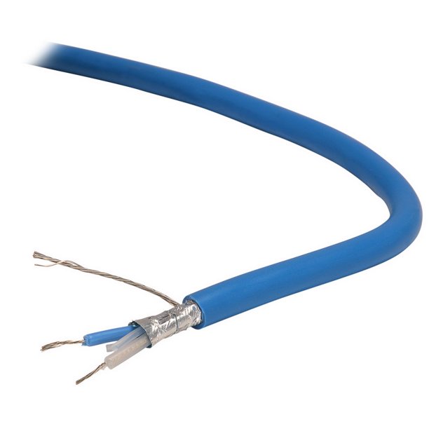 Belden 9271 25 AWG 2C Twinaxial DMX Control Cable Beldfoil Shield 124 Ohm 500 ft. USA Walmart