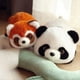 thumbnail image 1 of Almohada de Panda Que Se Convierte en Muñeco de Mapache en la Cama para Dormir de los Niños, Regalo de Cumpleaños y Graduación, 35 cm, 1 of 10