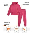 thumbnail image 2 of RBX Girls Sweatsuit Set - 2 Piece Fleece Pullover Hoodies and Joggers Sweatpants for Girls, 2 of 7