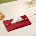 thumbnail image 1 of Rewenti Pochette Portable en Similicuir pour Lingettes Humides, Mini Sac Distributeur de Mouchoirs de Voyage pour Usage Extérieur, Étui de Rangement Réutilisable pour Serviettes Sanitaires, 1 of 5