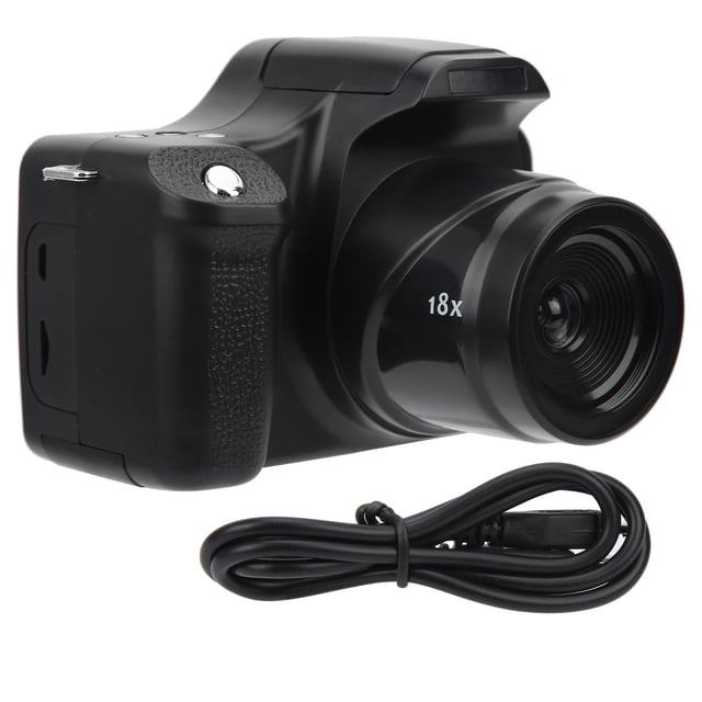 Cámara SLR HD con zoom de 18X y pantalla LCD de 3,0 pulgadas, distancia focal larga, cámara digital portátil estándar