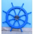 thumbnail image 1 of Ship Wheel Light Blue - Aluminum Hub - (36 Inches, Light Blue), 1 of 1