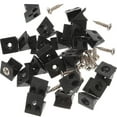 thumbnail image 1 of Miangastore Support de Meubles en Coin Noir 106 Pcs 0.6*0.5*0.4 Po en Forme de L, 1 of 8