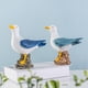 thumbnail image 5 of Estatua de pájaro de jardín, 2 piezas de decoración de gaviotas pequeñas, adornos de de pájaros, las mejores estatuas de interior y exterior, Macarena estatua de pájaro, 5 of 8