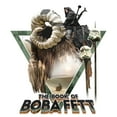 thumbnail image 2 of Men's Star Wars: The Book of Boba Fett Bantha Ride Boba Pull Over Hoodie White Small, 2 of 4