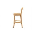 thumbnail image 4 of Baxton Studio Adrena Modern Bohemian Natural Brown Rattan Bar Stool, 4 of 7