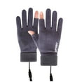 thumbnail image 2 of Usb Guantes Calentados Más Terciopelo Caliente Ciclismo Carga Guantes de Conducción, 2 of 6