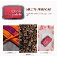 thumbnail image 4 of 2pcs Archival Ink Pad Red Stamp Pad Craft Ink Pad Stamps Partner DIY Craft Ink Pad Set Washable Safe Stamp Pads for Rubber Stamps Paper Wood Fabric, 4 of 8