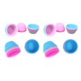 thumbnail image 4 of Yuarrent Paquete de 1/12 moldes de silicona para pasteles DIY, Fondant para hornear, magdalenas, pudín, caja de gelatina, revestimiento para decoración 12 piezas 2piezas Yuarrent CBP435812, 4 of 5