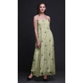 thumbnail image 6 of Bimba Blossom & Goldfinch Bird Print Summer Holiday Maxi Tube Smocked Dress-Medium, 6 of 7
