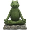 Culture Spot Meditating Garden Yoga Frog Statue