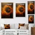 thumbnail image 4 of Designart "Solar System With A Bronze Black Hole" Our Solar System Floater Framed Canvas Prints, 4 of 5