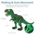 thumbnail image 4 of Best Choice Products Kids Remote Control Dinosaur Toy, Electronic RC T-Rex w/ Light-Up LED Eyes, Roaring Sounds - Green, 4 of 7