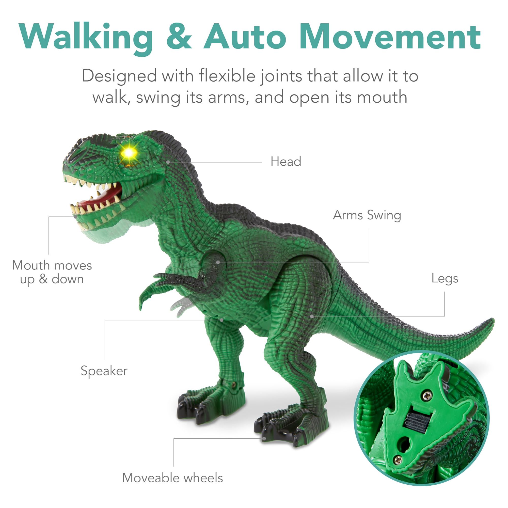 Best Choice Products RC Remote Control Dinosaur Toy T-Rex photo 4