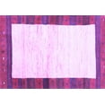 thumbnail image 1 of Ahgly Company Indoor Rectangle Abstract Purple Contemporary Area Rugs, 2' x 4', 1 of 4