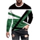 thumbnail image 2 of Blusas y camisas de manga larga con cuello redondo para hombre, estilo casual, cuello redondo, manga larga, estampado, blusa para hombre, 2 of 4