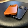 thumbnail image 7 of Allytechgroup iPhone 14 Pro Max Case with Build in Camera Lens Protector, Full Body Protective Slim Fit Shockproof Anto-Fingerprint Non-Slip Bumper Rugged Matte Back Cover for Women Men, Orange, 7 of 7