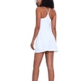 thumbnail image 2 of Sonducket Vestidos atléticos para mujer, traje de baile para ejercicio físico, ropa de Color sólido, corta holgada transpirable, vestido de tenis Vestidos Blanco METRO Sonducket AP011460-02, 2 of 6