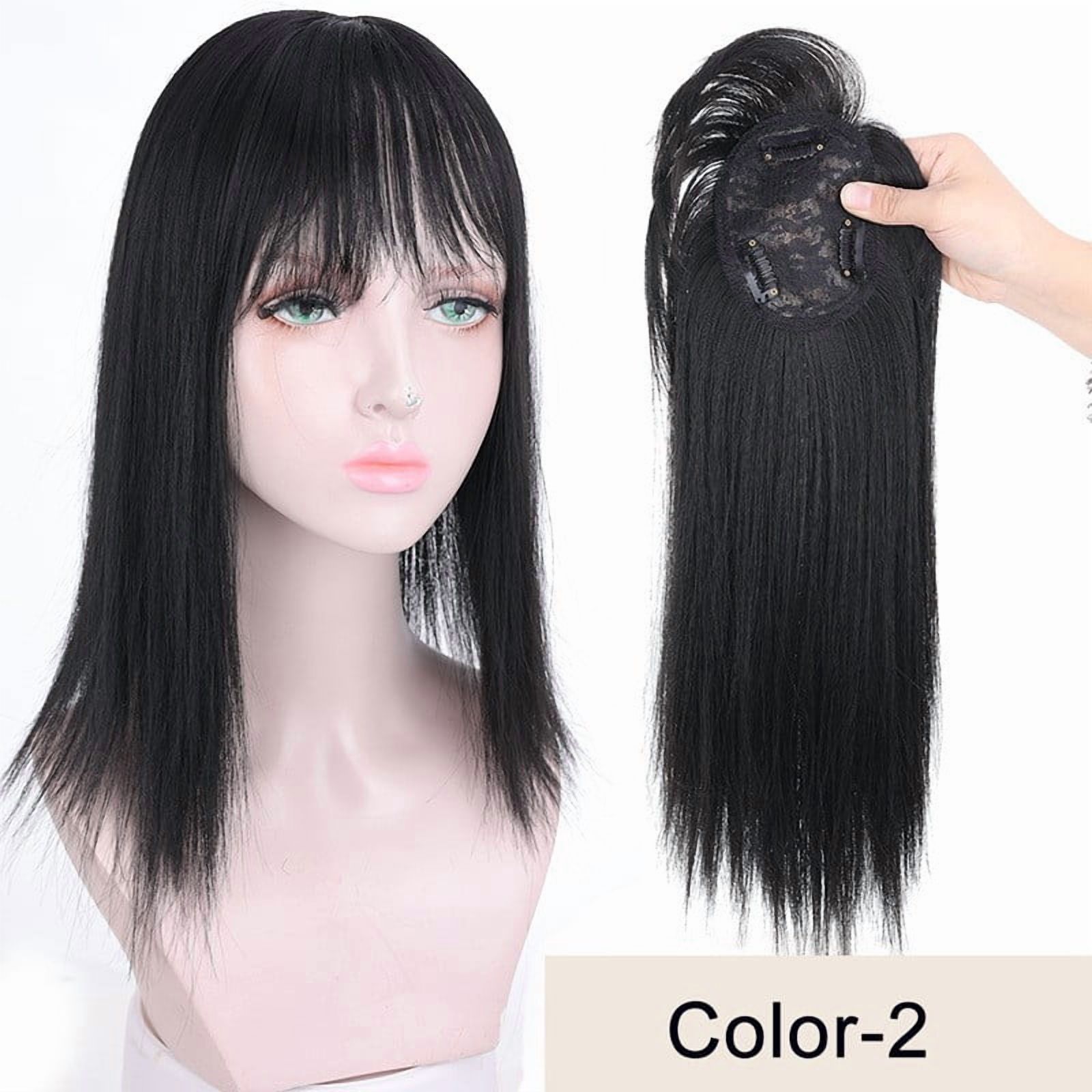 14 inch synthetic hair toupee clip in hair extension add hair volume hair pieces women hair topper
