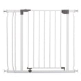 thumbnail image 1 of Puerta de seguridad para bebés Dreambaby Liberty Walk Thru con salida de 3.5 pulgadas, blanca, 1 of 9