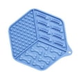 thumbnail image 4 of Alfombrilla de silicona para lamer perros Sunnimix Alimentador Lento para Aliviar la ansiedad Azul, 4 of 8