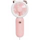thumbnail image 1 of Mini ventilador portátil de mano Rosa recargable por USB 500 mAh 3 velocidades JM, 1 of 5
