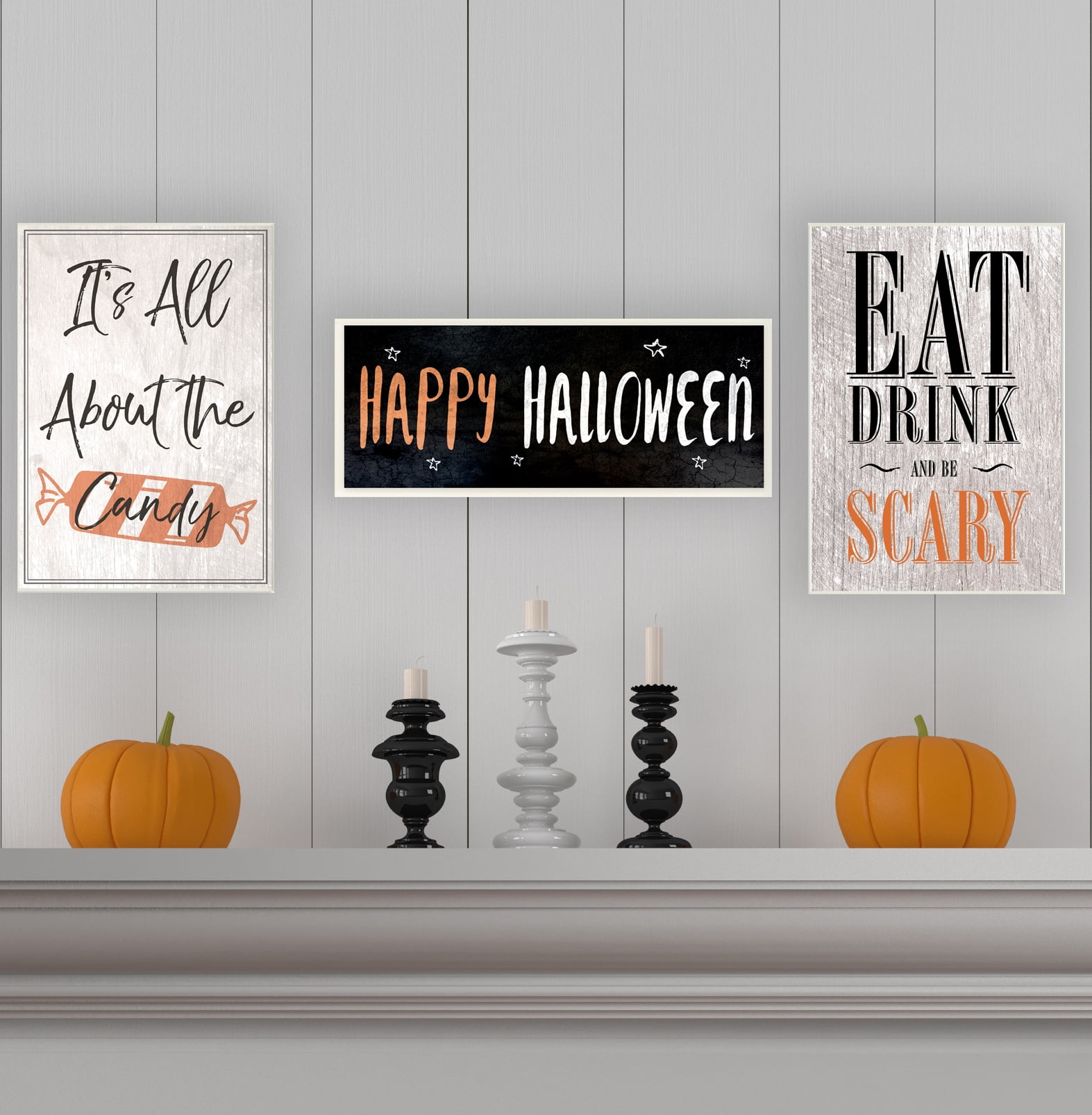 The Stupell Home Decor Collection Its All About the Candy Old Fashioned Illustration Wall Plaque Art, 10 x 0.5 x 15