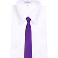 thumbnail image 2 of Boys 14 inch Solid Color Zipper Necktie Ties - Many Colors Available, 2 of 2