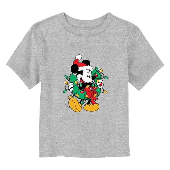 Toddler's Mickey & Friends Christmas Wreath Mouse  Graphic T-Shirt