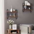 thumbnail image 3 of Solid Floating Wall Shelves Entryway Photo DVD CD Clock Decorative Display Ledge, 3 of 10