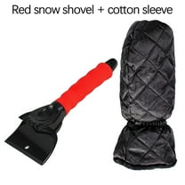 AuroraX Emergency Snow Shovel Portable Small Brushless Snow Scraper with Ice Scraper Glove,Car Truck Window Snow Removal Tool